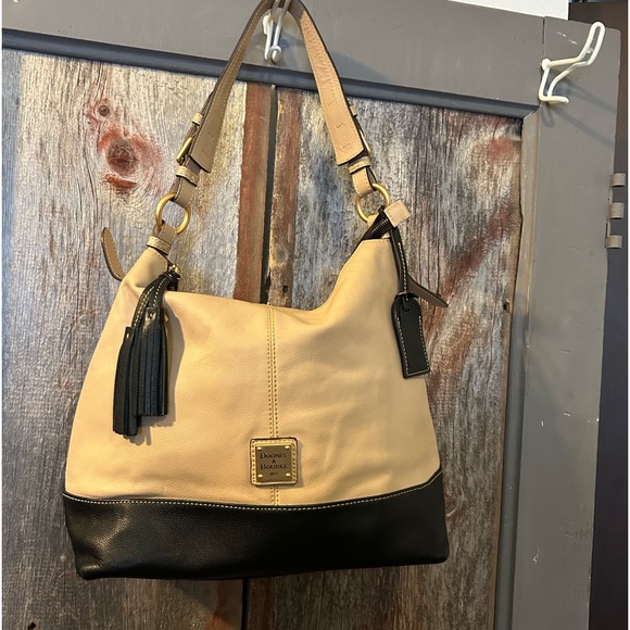Dooney & Bourke Handbags - Two Toned Dooney and Bourke Hobo Bag